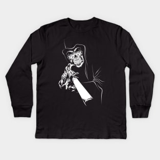 grim sniper Kids Long Sleeve T-Shirt